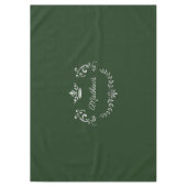 Nappe Crête de couronne vert foncé personnalisée (Devant)