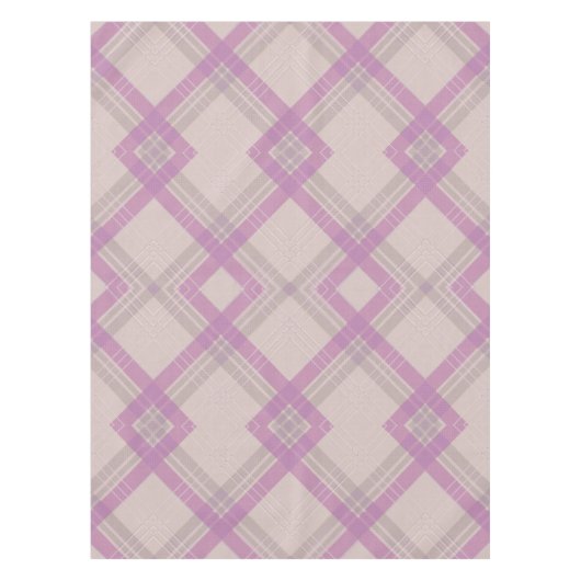 Nappe Crise Joyeux violet & crème, Chèques blancs (Devant)