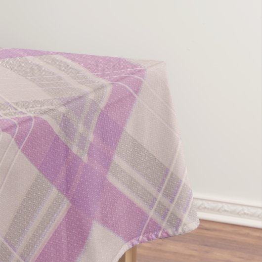 Nappe Crise Joyeux violet & crème, Chèques blancs (In Situ)