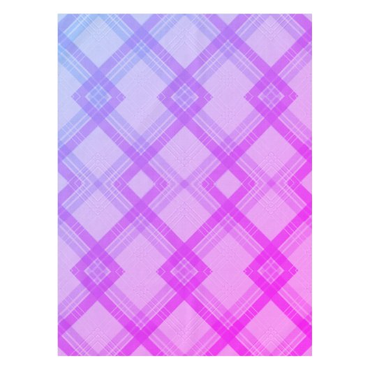 Nappe Crisscrossed Happy mix violet Checks (Devant)