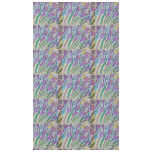 Nappe Crocus de printemps Abstrait (Devant)