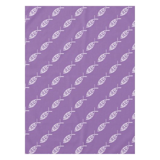 Nappe Croire Lavande de Poisson (Devant)