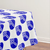 Nappe Croix en larme sur fond bleu (In Situ)