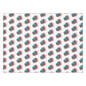 Nappe Crowntail betta fish dessin animé (Devant (Horizontal))