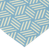 Nappe Cubes d'illusion optique Abstraite rétro Motif ble (Angle)