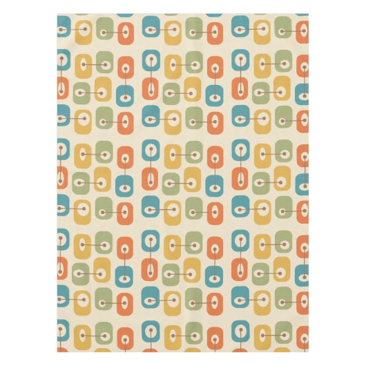 Nappe Cubes Squishishi Modernes Du Milieu Du Siècle (Devant)