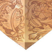 Nappe Cuir usiné brun rustique de pays occidental (Angle)