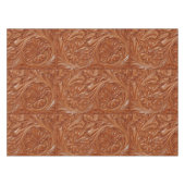 Nappe cuir usiné de pays occidental de motif de (Devant (Horizontal))