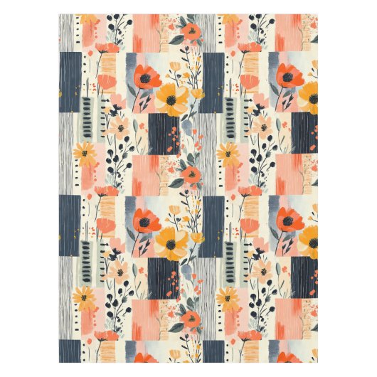 Nappe Cuisine à chaume florale Boho (Devant)