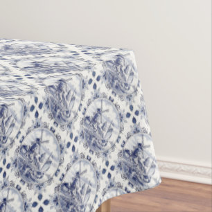 Nappe Cuisine à vent hollandaise Vintage Sailboat Delft