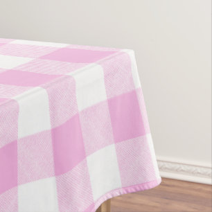 Nappe Cuisine de campagne rose carreaux