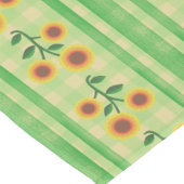 Nappe Cuisine de campagne vintage vert jaune rustique