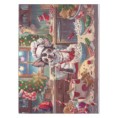 Nappe Cuisine de Noël Chinoise : Noël Festif (Devant)