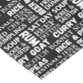 Nappe Cuisine jamaïcaine Typographique Caribbean Restaur (Angle)