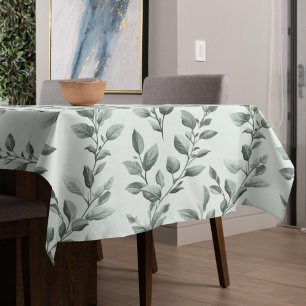 Nappe Cuisine Motif à feuilles vertes botaniques