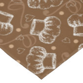 Nappe Cuisson du motif avec le casquette de chef (Angle)