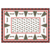 Nappe Cunningham Scottish plaid tartan Christmas Tablec (Devant (Horizontal))