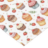 Nappe Cupcakes et fraises (Angle)