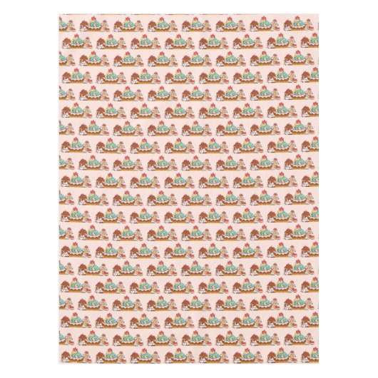 Nappe Cupcakes style rétro Sweet Dessert Motif (Devant)