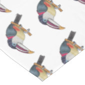 Nappe Curl crested aracari bird cartoon (Angle)