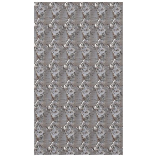 Nappe Curly Birch Bark Tree Rustic Tablecloth (Devant)