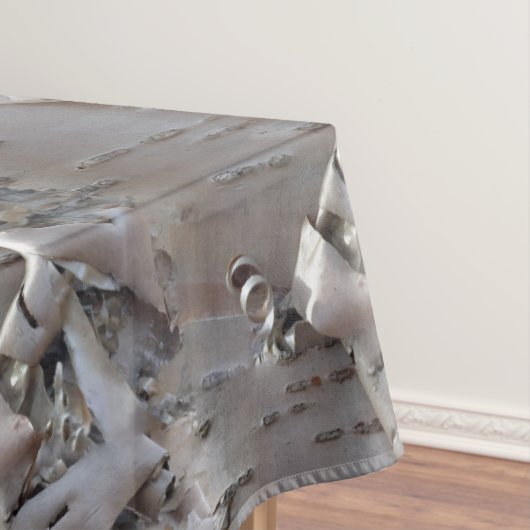 Nappe Curly Birch Bark Tree Rustic Tablecloth (In Situ)