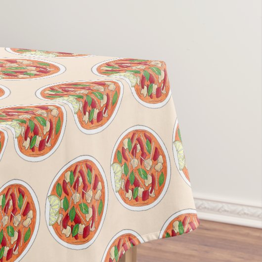 Nappe Curry Rouge épicé Tofu Thai Restaurant Cuisine (In Situ)