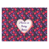 Nappe Custom and personalized Cute Cherry Butterfly  (Devant (Horizontal))