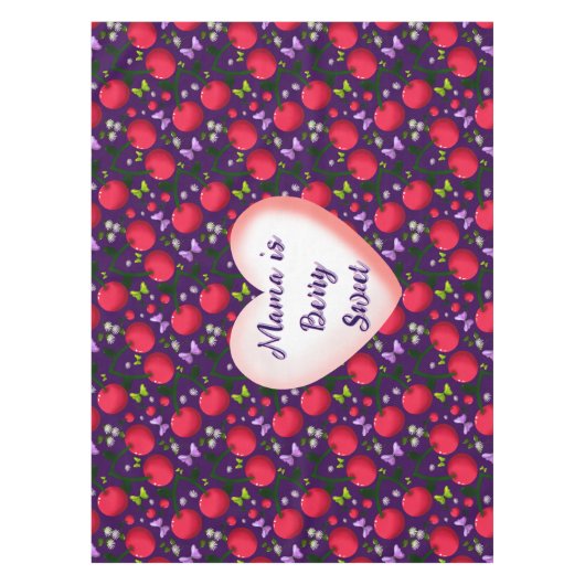 Nappe Custom and personalized Cute Cherry Butterfly  (Devant)