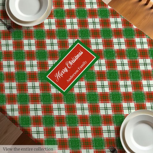 Nappe Custom Christmas Tablecloth Chic Holiday Accent