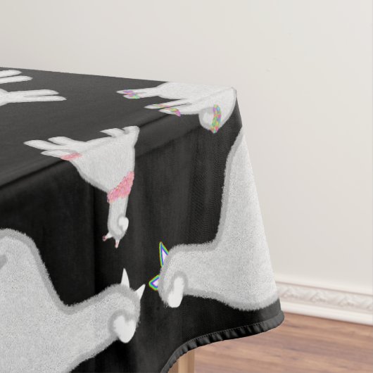 Nappe Cute Alpacas avec parties scintillant bulles fleur (In Situ)