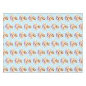 Nappe Cute Aquarelle Mère Lion & Motif Cub (Devant (Horizontal))