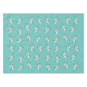 Nappe Cute Blanc Fantômes Aqua Top Chapeaux Cannes Noire (Devant (Horizontal))