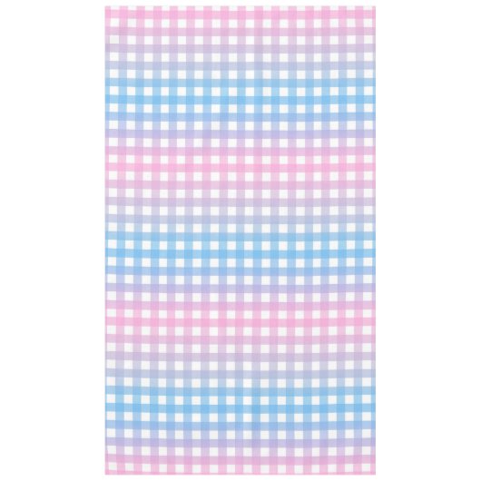 Nappe Cute bleu et rose En vichy plaid (Devant)