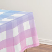 Nappe Cute bleu et rose En vichy plaid (In Situ)