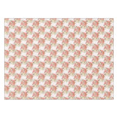 Nappe Cute Blush Crème rose Citrouille Floral Beehive Gi (Devant (Horizontal))
