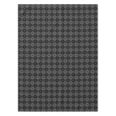 Nappe Cute Buffalo Plaid Avec Coeurs Noir Gris Rustique (Devant)