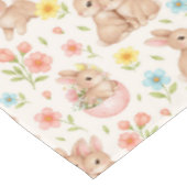Nappe Cute Bunny Floral Spring Pattern (Angle)
