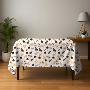 Nappe Cute Citrouille Chat Noir Halloween Motif