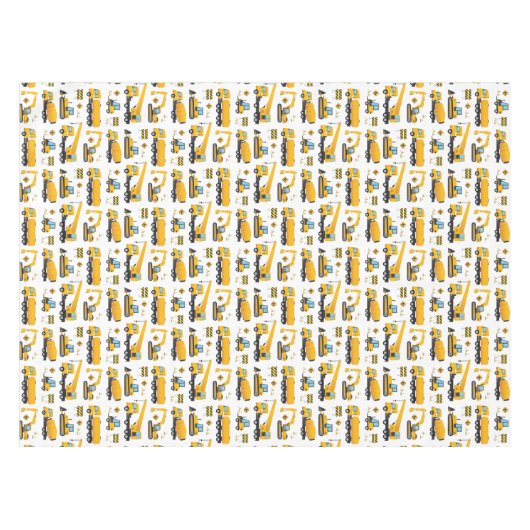 Nappe Cute Construction Camion Motif Décoration Table (Devant (Horizontal))