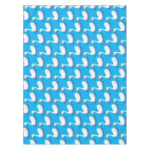 Nappe Cute cygne blanc avec dessin de la couronne (Devant)