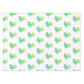 Nappe Cute Dinosaur Aime Le Football Aquarelle (Devant (Horizontal))