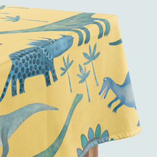 Nappe Cute Dinosaure préhistorique Motif Jaune