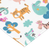Nappe Cute et colorée Jungle Animaux Motif (Angle)