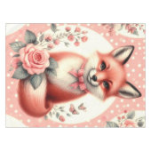 Nappe Cute Floral Baby Fox (Devant (Horizontal))
