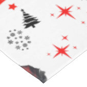 Nappe Cute Gangster Père Noël Joyeux Noël en blanc | (Angle)