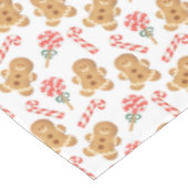 Nappe Cute Gingerbread Homme Sucres de canne de vacances (Angle)