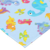 Nappe Cute Light Pastel Blue Baby Dinosaur Anniversaire (Angle)