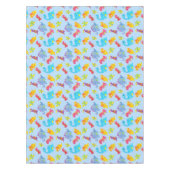 Nappe Cute Light Pastel Blue Baby Dinosaur Anniversaire (Devant)
