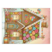 Nappe Cute, maison de pain d'épices (Devant (Horizontal))